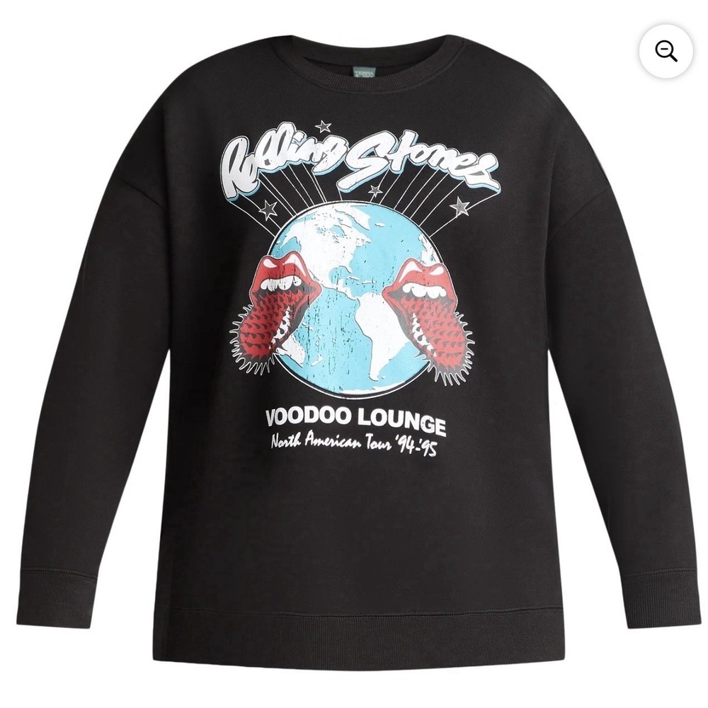 Rolling Stones Women's Graphic Sweatshirt – Voodoo Lounge Tour '94–'95 NWT